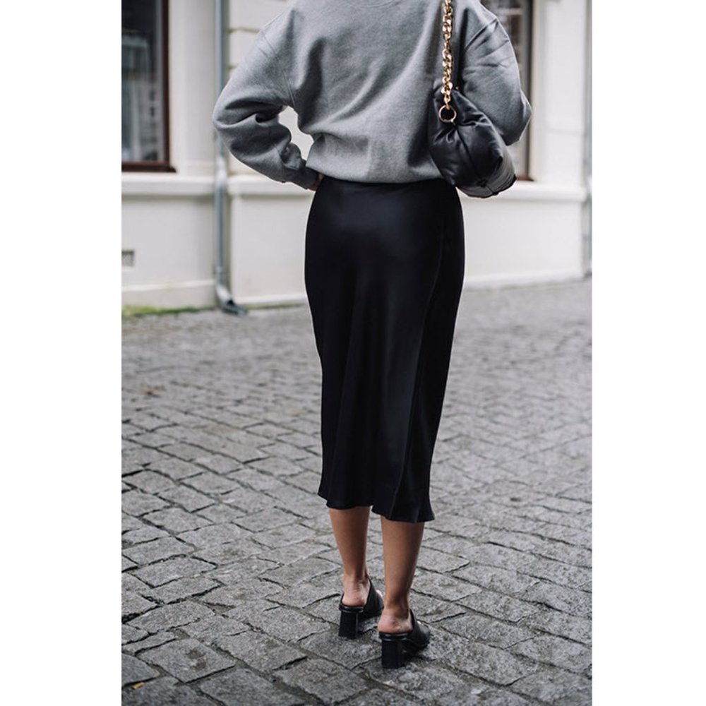 Anine Bing Bar Silk Skirt - Picture 3 of 6